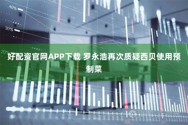 好配资官网APP下载 罗永浩再次质疑西贝使用预制菜