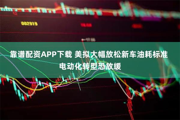 靠谱配资APP下载 美拟大幅放松新车油耗标准 电动化转型恐放缓